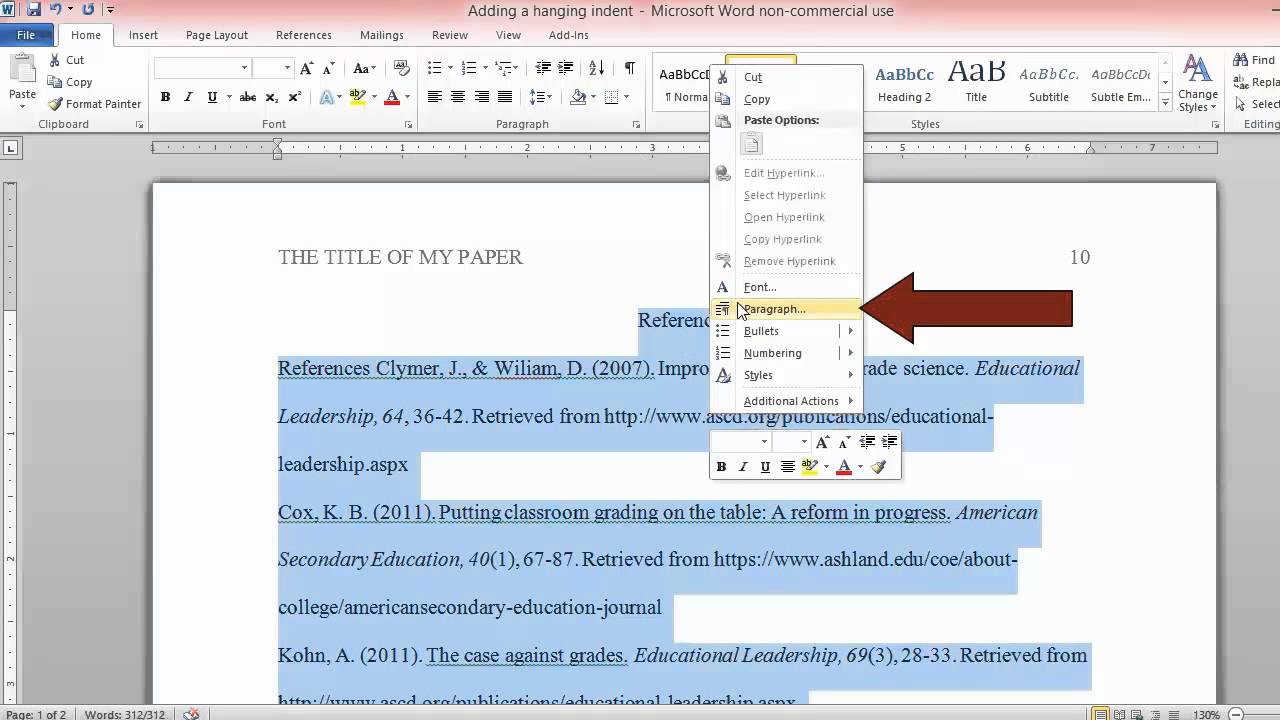 when i hit tab in word my bulleted list does not indent 2011 word for mac