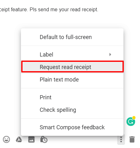 adding a read receipt in outlook for mac